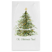 Oh, kerstboom klein cadeauzakje (Achterkant)