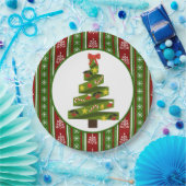 Oh kerstboom papieren bordje (Feest)