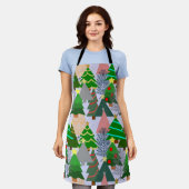 Oh kerstboom! schort (Gedragen)