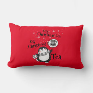 Oh Kerstthee Penguin Lover - Tea Drinker Kussen
