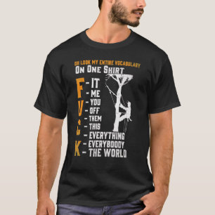 Oh kijk mijn volledige woordenschat op één t-shirt