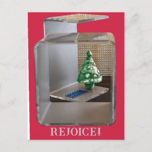 Oh Kom Oh Kom Oh Kom Emmanuel KERSTBOOM Christelij Briefkaart