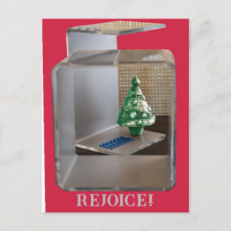 Oh Kom Oh Kom Oh Kom Emmanuel KERSTBOOM Christelij Briefkaart