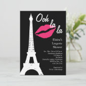 Oh ! La de La ! Invitation de douche de lingerie (Debout devant)