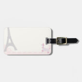 Oh La La French Poodle Bagagelabel (Voorkant horizontaal)