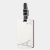 Oh La La French Poodle Bagagelabel (Voorkant verticaal)