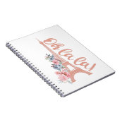 Oh La La La - Eiffel Tower Paris Frankrijk Notitieboek (Rechterzijde)