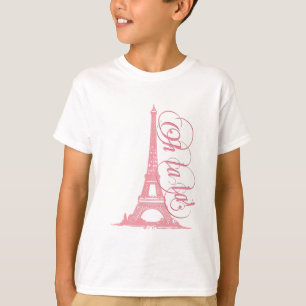 Oh La La La - Eiffel Tower Paris Frankrijk T-shirt