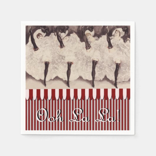 Oh La La La! Servetten (Voorkant)