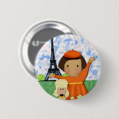 Oh La La Paris Button (Voorkant /achterkant)