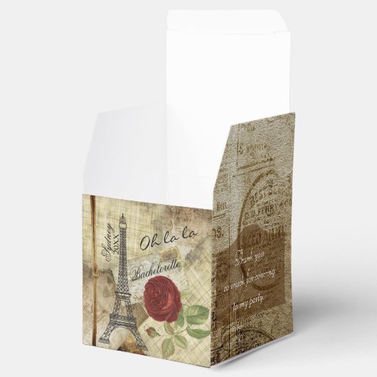Oh la la - Paris Styled - Dank u Bedankdoosjes (Geopend)