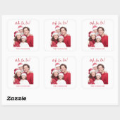 Oh La La Personalized Family Photo Sticker (Feuille)
