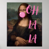OH LA Mona Lisa Poster d'art modifié (Devant)