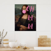 OH LA Mona Lisa Poster d'art modifié (Cuisine)
