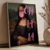OH LA Mona Lisa Poster d'art modifié