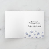 Oh la nuit étoilée ciel de Noël Carte (Intérieur)