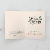 Oh, laat ons zijn vaderlijke kerst aanprijzen feestdagen kaart (Binnen)