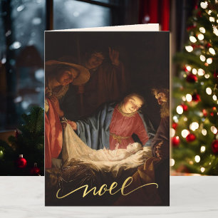Oh, laat ons zijn vaderlijke kerst aanprijzen feestdagen kaart