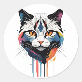 Oh Lawd he Treading Ronde Sticker