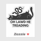 Oh Lawd he Treading Sticker (Vel)
