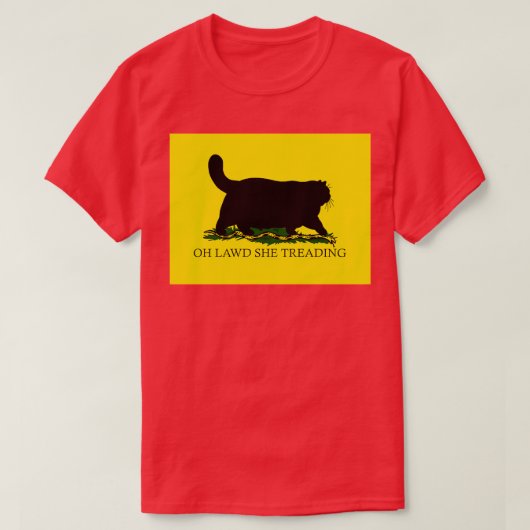 Oh Lawd She Treading Baseball TShirt (Design devant)