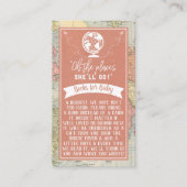 "Oh les endroits où elle ira !" Baby shower Carte (Devant)