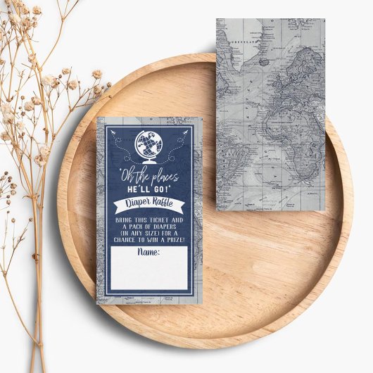 "Oh Les Endroits Où Il Ira !" Carte de voyage Bébé