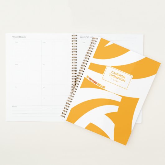 Oh, Les Endroits Où Tu Vas Aller ! Orange Swirls (Devant avec enveloppe)