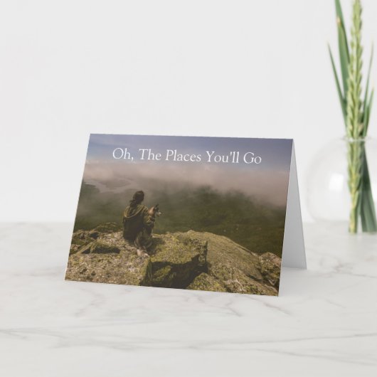 Oh, les endroits où vous irez - Carte de vœux (Devant)