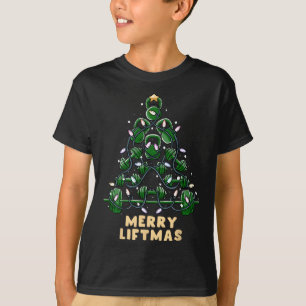 Oh Liftmas Boom Kettlebell Gym Lelijke Kerstman T-shirt