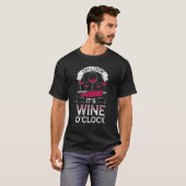 Oh Look It s Wine O Clock Wine Grapes  wine T-shirt (Voorkant volledig)