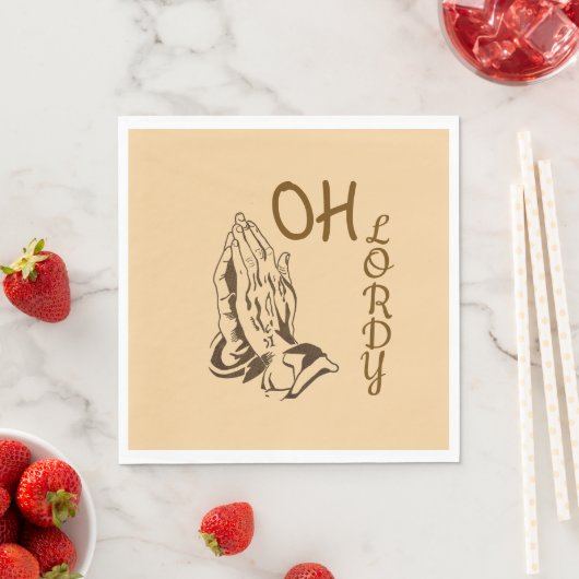 Oh Lordy Serviette en Papier (En situation)