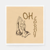 Oh Lordy Serviette en Papier (Devant)