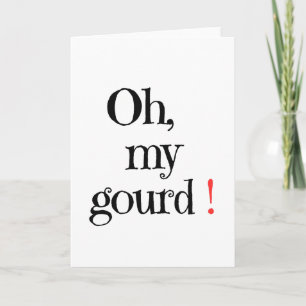 Oh, ma gourde ! Carte Halloween