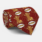 Oh Magnetisch! Funny GingerBrooMan Stropdas (Opgerold)