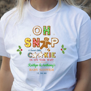 Oh Magnetisch! Gingerbrood Cookie Baby shower T-shirt