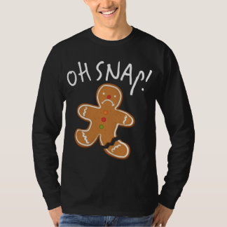 Oh Magnetisch! Gingerbrood Man Cookie Funny Broken T-shirt