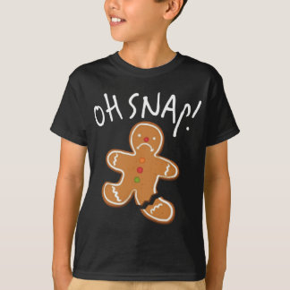 Oh Magnetisch! Gingerbrood Man Cookie Funny Broken T-shirt