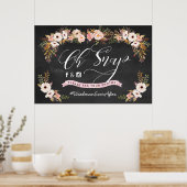 Oh Magnetisch! Hashtag Wedding Poster (Keuken)