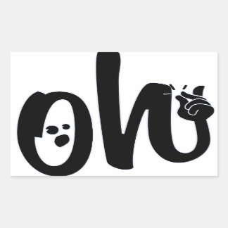 Oh Magnetisch! Rechthoekige Sticker