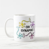 Oh Magnetisch! Science Neuron Biology Teacher Funn Koffiemok (Links)