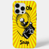 Oh Magnetische Camera Sunburst Case-Mate iPhone Case (Achterkant)