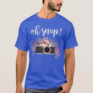 Oh Magnetische fotografie Gift  camera foto T-shirt