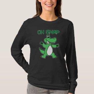 Oh Magnetische Kinder Mannen Vrouwen Alligator Oh T-shirt