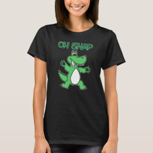 Oh Magnetische Kinder Mannen Vrouwen Alligator Oh T-shirt