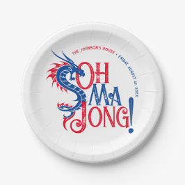 Oh Mah Jong! | Mah-Jongg Papieren Bordje