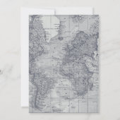 "Oh Merci!" Carte de voyage de bébé pour la fête p (Dos)