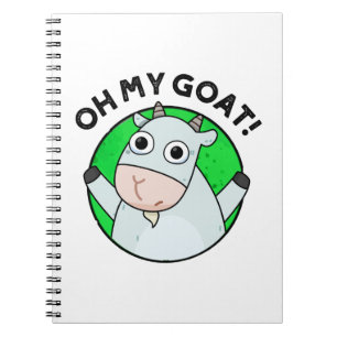 Oh Mijn Geit Grappige Dierenwoordgrap  Notitieboek