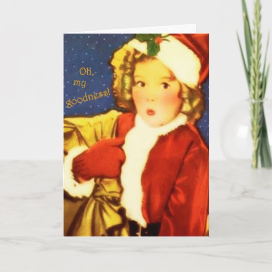 Oh, mijn goedheid! Kerstkaart Feestdagen Kaart (Voorkant)