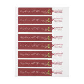 Oh Mijn Golly Skinny Wrap Adres Label (Vel)